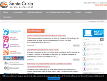 Tablet Screenshot of escolasantocristo.com